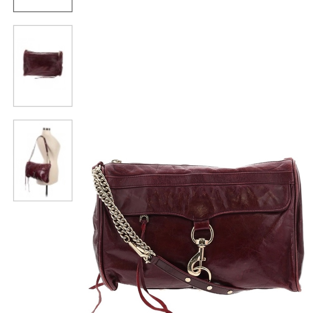 Rebecca Minkoff Leather chain crossbody shoulder bag